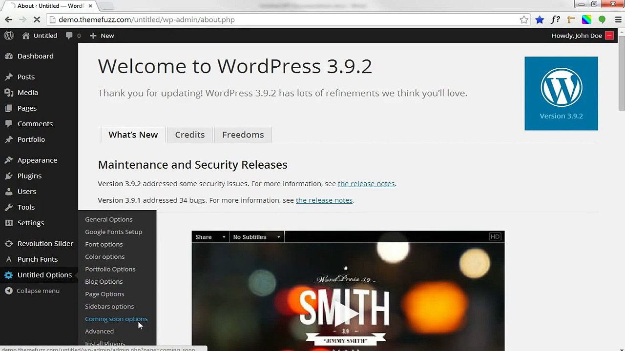 untitled WP   Enabling Coming soon page