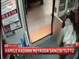 Polis metroda sancısı tutan hamile kadına doğum yaptırdı