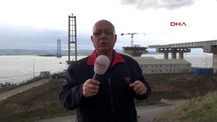 Körfez Köprüsü'nde Ayak Yüksekliği 252 Metreye Ulaştı