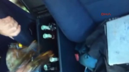 Pazarkule'de 419 Şişe Kaçak İçki Ele Geçirildi