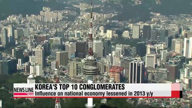 Samsung and Hyundai post strong performances in 2013 despite diminished influence of top 10 conglomerates