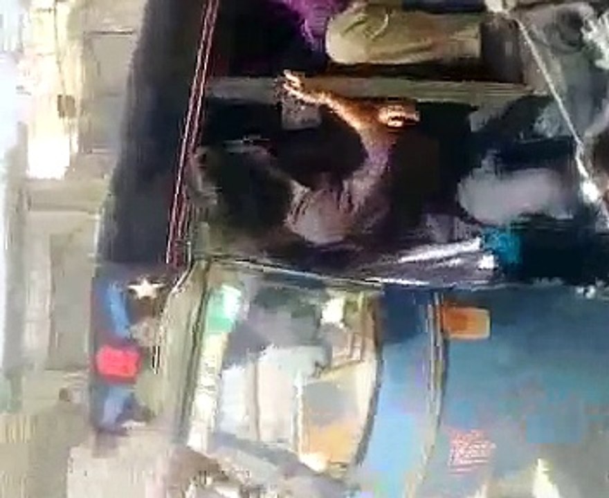 six student siting in single auto(funny video)