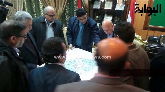 وزير الري يزور نادي صيد بورسعيد لتفقد موقع انشاء لسان بشاطئ البحر