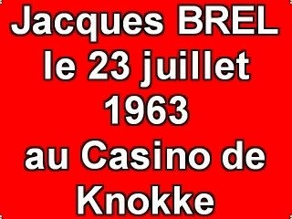 Jacques BREL - Bruxelles