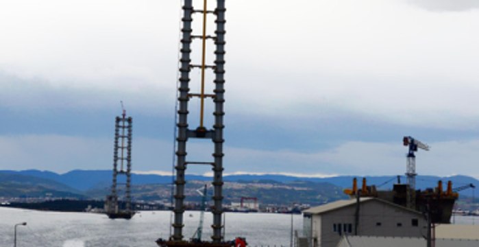 İstanbul-İzmir Arasını 3,5 Saate İndirecek Köprüde Sona Doğru