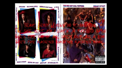 Red Hot Chili Peppers- Blackeyed Blonde with lyrics