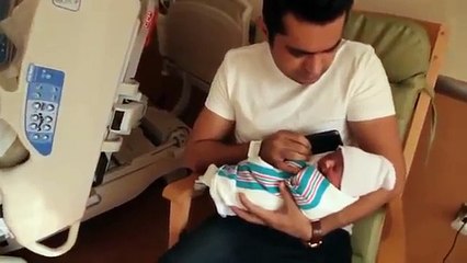 Moulana Tariq Jameel Aay First Azaan In Ears of Veena Malik Son