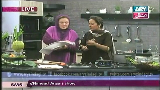 Naheed Ansari Show, 28th Decemeber 2014, Aloo Kulcha & Paratha