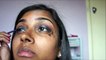 New Years Eve makeup tutorial for dark skin - dark smokey eye and nude lips