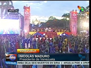 En 2015 Venezuela vivirá el aseguramiento de la paz: Nicolás Maduro