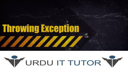 33-C# Tutorial – Throwing Exception