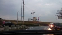 ドライブ映像　 高砂市の川沿いの道を南に走る      Takasago  Japan