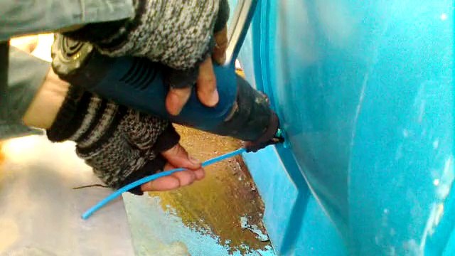 quy trình hàn bồn nước nhựa tại nhà