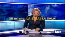 La giornalista va nel panico