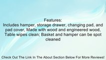 Badger Basket Badger Basket Espresso Diaper Corner Baby Changing Table with Hamper & Basket Review