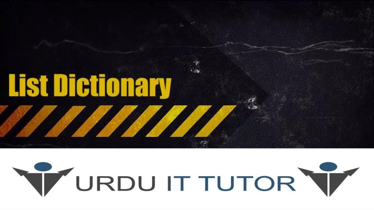 38-C# Tutorial – List Dictionary