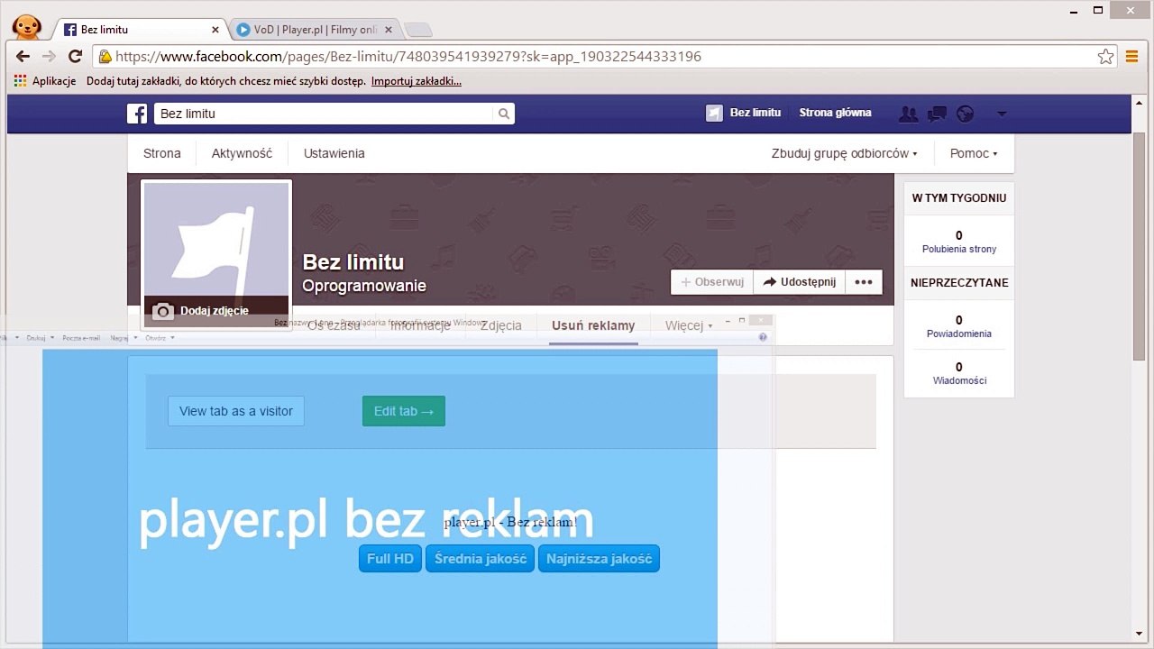 player.pl bez limitu