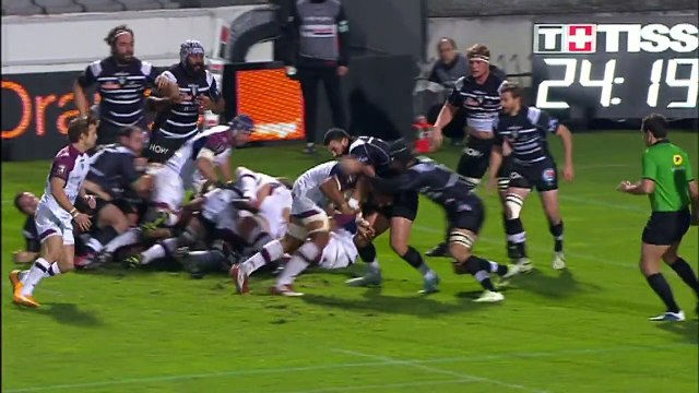 TOP14 - Bordeaux-Brive: Essai Louis-Benoit Madaule (BOR) - J14 - Saison 2014/2015