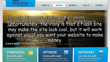 Don't Have A Flash Website If You Want Search Engine Results