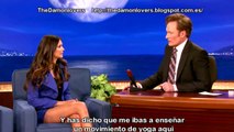 Nina Dobrev Uses Conan As Her Human Yoga Wall   CONAN on TBS sub español