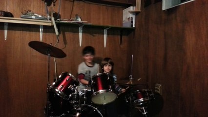 Borg Kids Play Drums to Many Orbs.