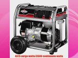 Briggs Stratton 30466 3500 Watt 250cc Gas Powered Portable Generator With Wheel Kit