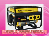 Champion Power Equipment 46533 4000 Watt 196cc 4Stroke Gas Powered Portable Generator CARB Compliant