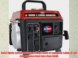 All Power America APG3004 1000Watt 2Cycle Gas Powered Portable Generator