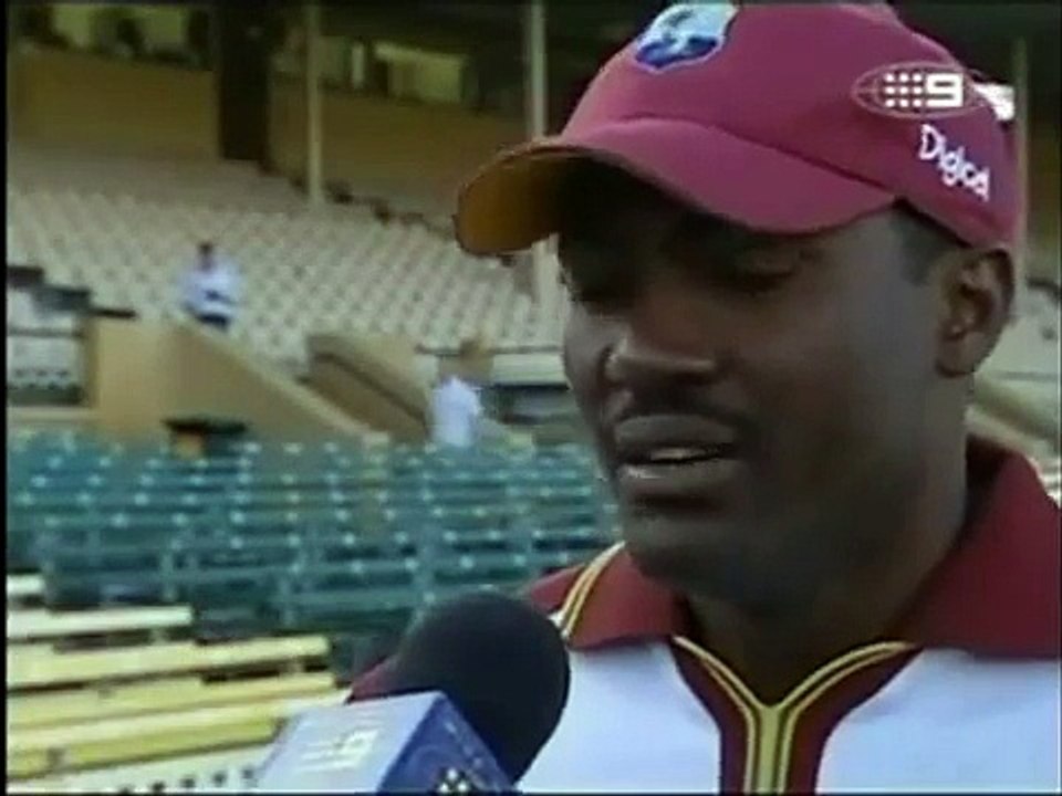 Brian Lara exclusive interview with Mark Nicholas, after his double century in Adelaide
