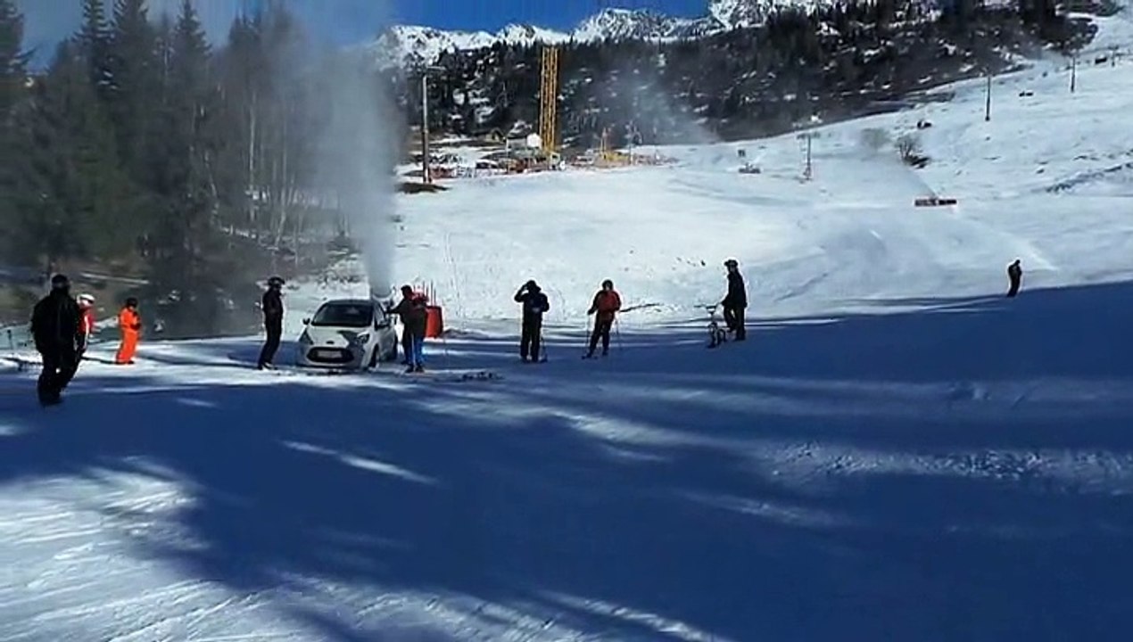 Un automobiliste perdu sur une piste de ski des Arcs 1800