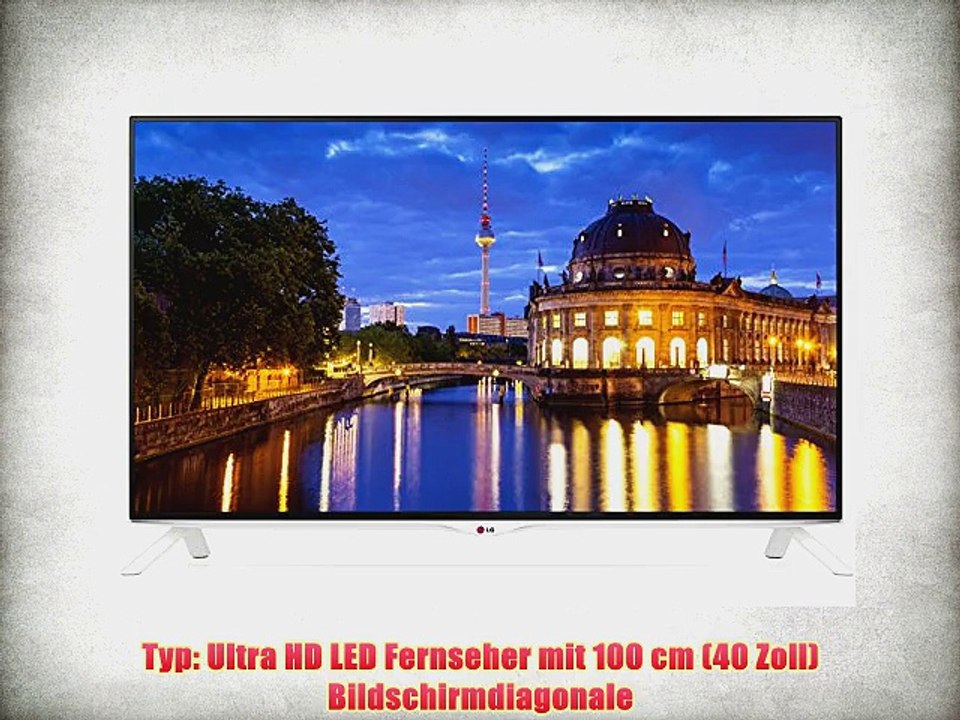 LG 40UB800V 100 cm 40 Zoll LEDBacklightFernseher EEK A Ultra HD 900Hz UCI DVBTCS CI WLAN Smart TV HbbTV Magic Remote wei