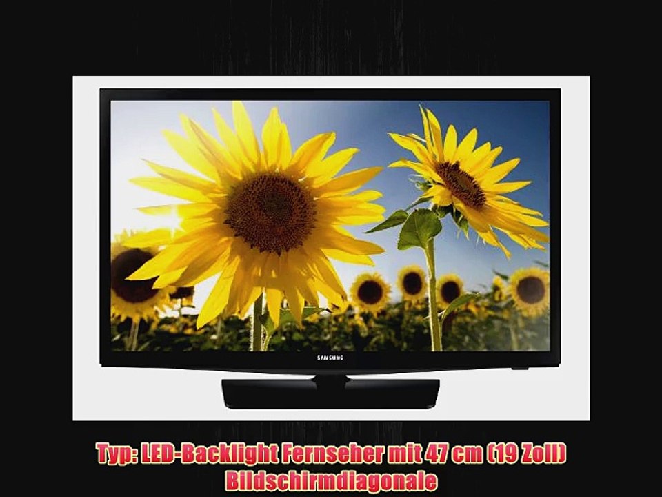 Samsung UE19H4000 472 cm (19 Zoll) LED-Backlight-Fernseher EEK A (HD Ready 100Hz CMR DVB-T/C