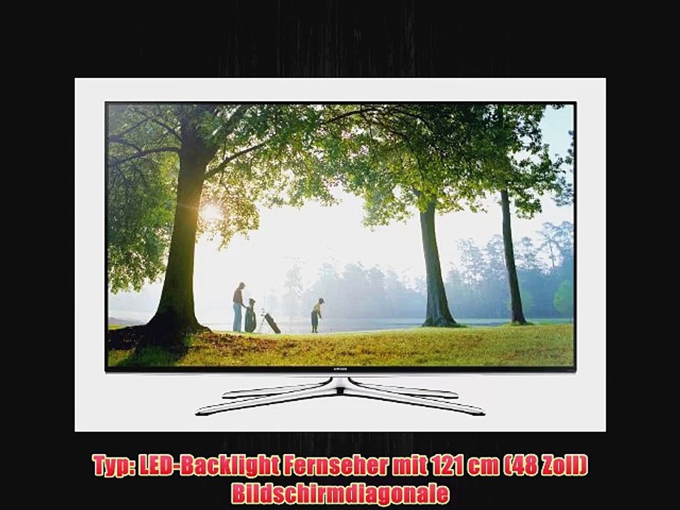 Samsung UE48H6270 121 cm (48 Zoll) 3D LED-Backlight-Fernseher EEK A+ (Full HD 200Hz CMR DVB-T/C/S2