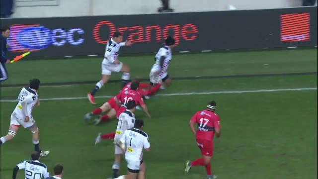 TOP14 - Paris-Toulon: Essai Zurab Zhvania - J14 - Saison 2014/2015