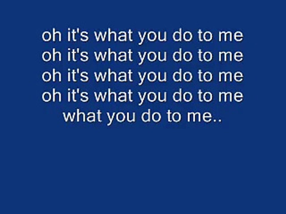 What you do to me - Hey there delilah - Lyrics