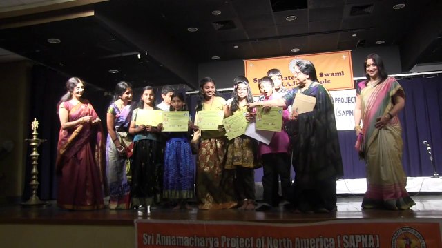 SAPNA: ANNIUAL EVENT 2014: DAY 2: SHAILAJA IYER & STUDENTS FELICITATION: ADDRESS: DR. SARADAPURNA SONTY