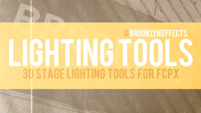 Lighting Tools for Final Cut Pro X from Brooklyn Effects