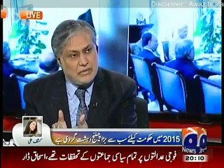 Ishaq Dar in Capital Talk - 29th December 2014