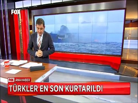 Adriyetik'te yanan Feribottan Türk yolcular en son kurtarıldı