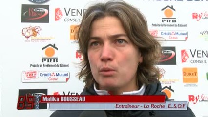 La Roche ESOF vs. Angers : Interview de Malika Bousseau