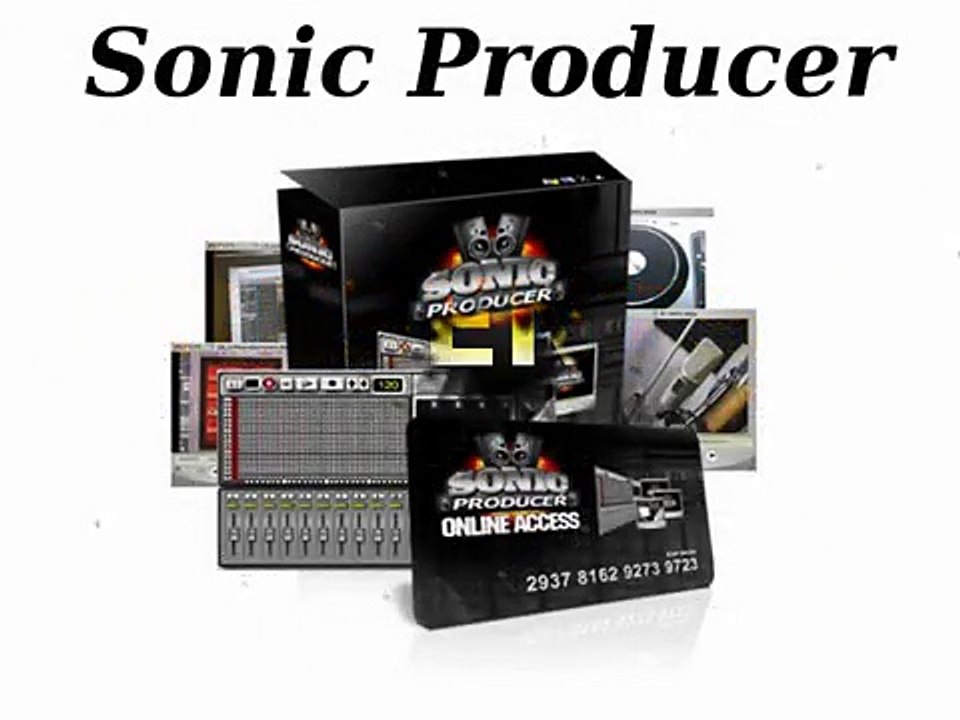 The best online music maker - Sonic Producer (beat maker, beat making software)