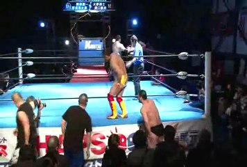 Yuji Hino & Yoshihiro Horaguchi vs. Ryuichi Sekine & Kotaro Nasu  (KAIENTAI Dojo)