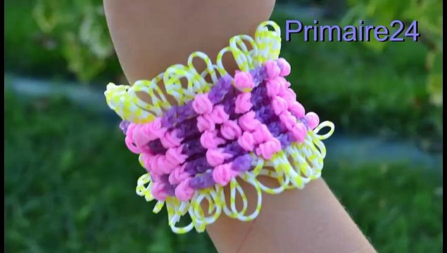Bracelet en élastiques Rainbow Loom avec prénom - lettres et chiffres DIY -  Vidéo Dailymotion