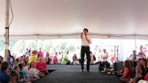 Dean Z does shout outs at the tent Elvis Week 2014 video