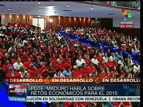 Maduro habla sobre plan para impulsar producción en Venezuela