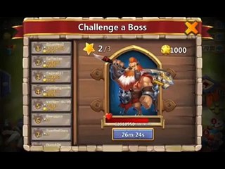 Buy Sell Accounts - Solo boss 2 - castle clash