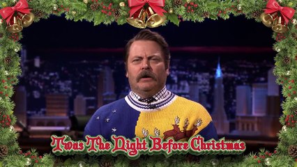 Nick Offerman Reads 'Twas the Night Before Christmas