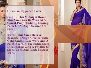 Dazzaling Embroidery Saree Collection at HighLifeFashion
