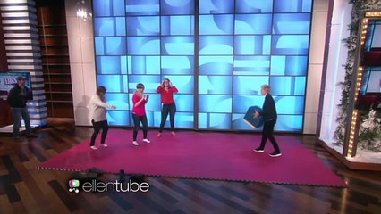 The Ellen show- Blindfolded Musical Chairs Farewell Tour