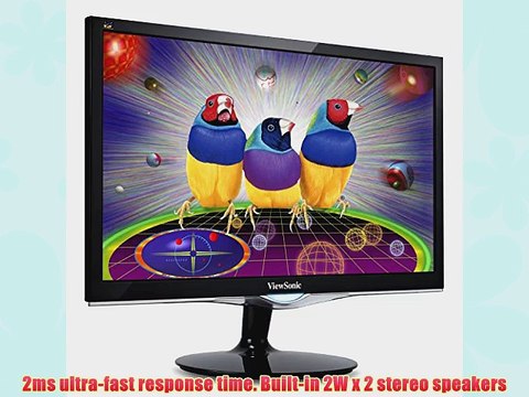 ViewSonic VX2252MH 22-Inch LED-Lit LCD Monitor Full HD 1080p 2ms 50M:1 DCR Game Mode HDMI/DVI/VGA